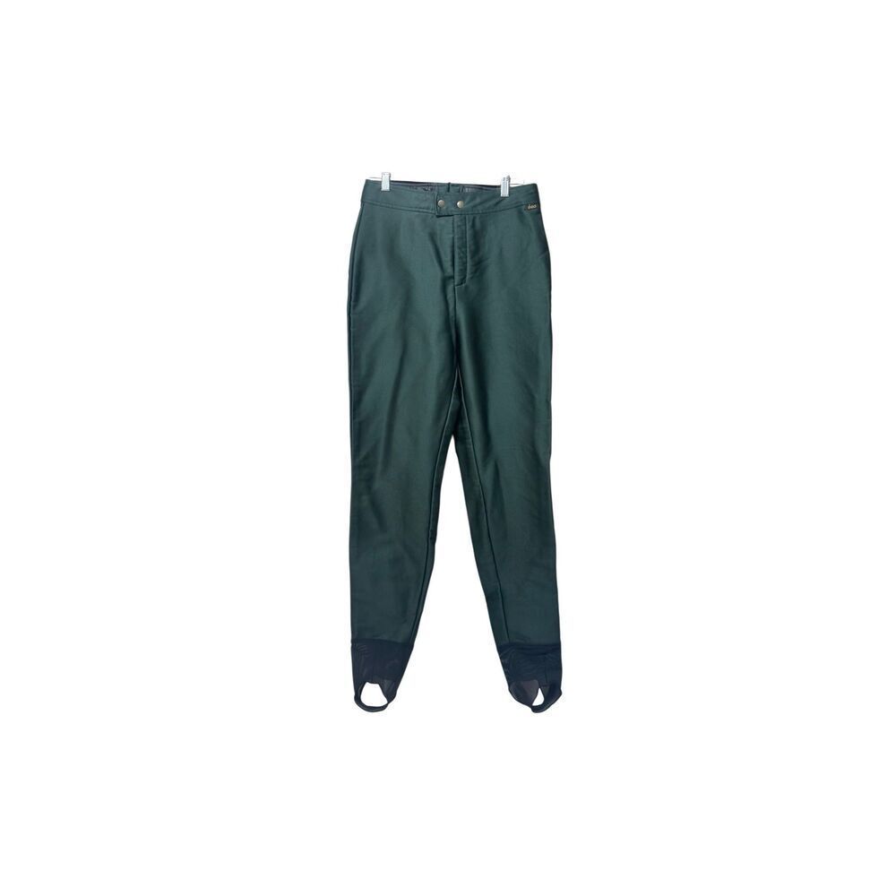 Vintage Skea Forest Green Stir Up Slim Fit Ski Pants Women's Size 10US